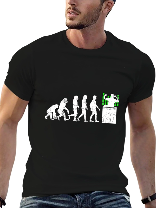 Evolution of DJ Black T-Shirt