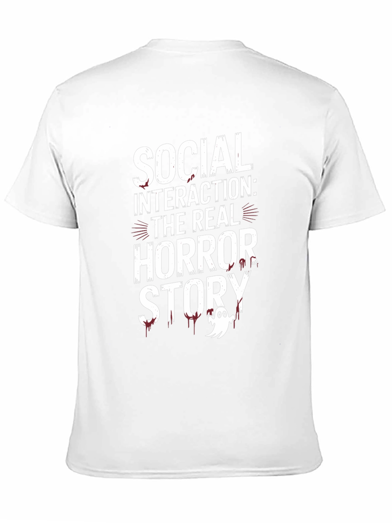Social Interaction Horror Story Graphic Tee