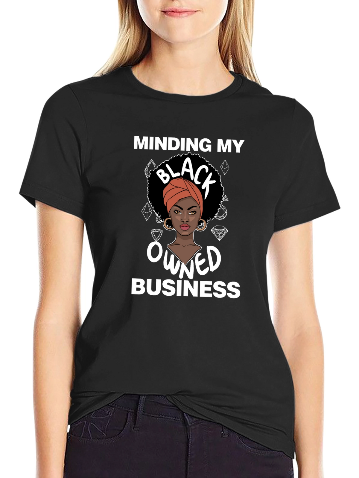 Minding My Black Owned Business Graphic Tee