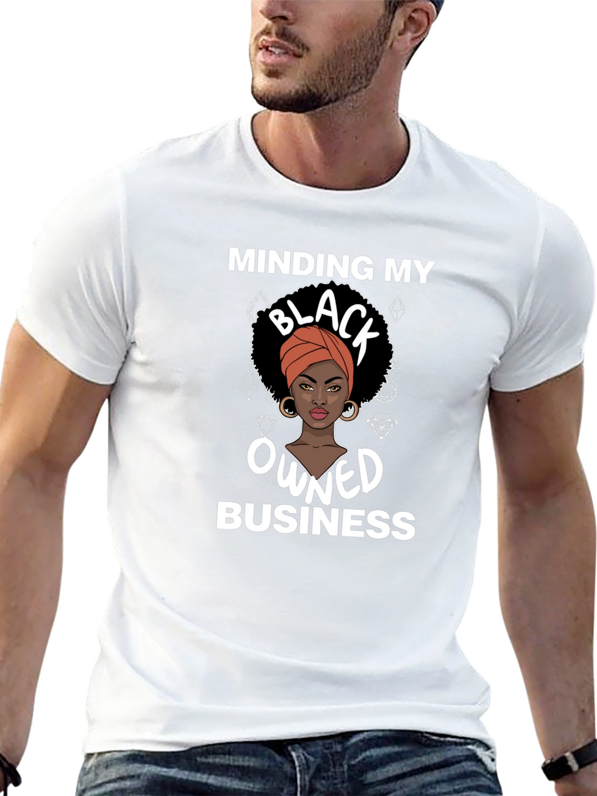 Minding My Black Owned Business Graphic Tee