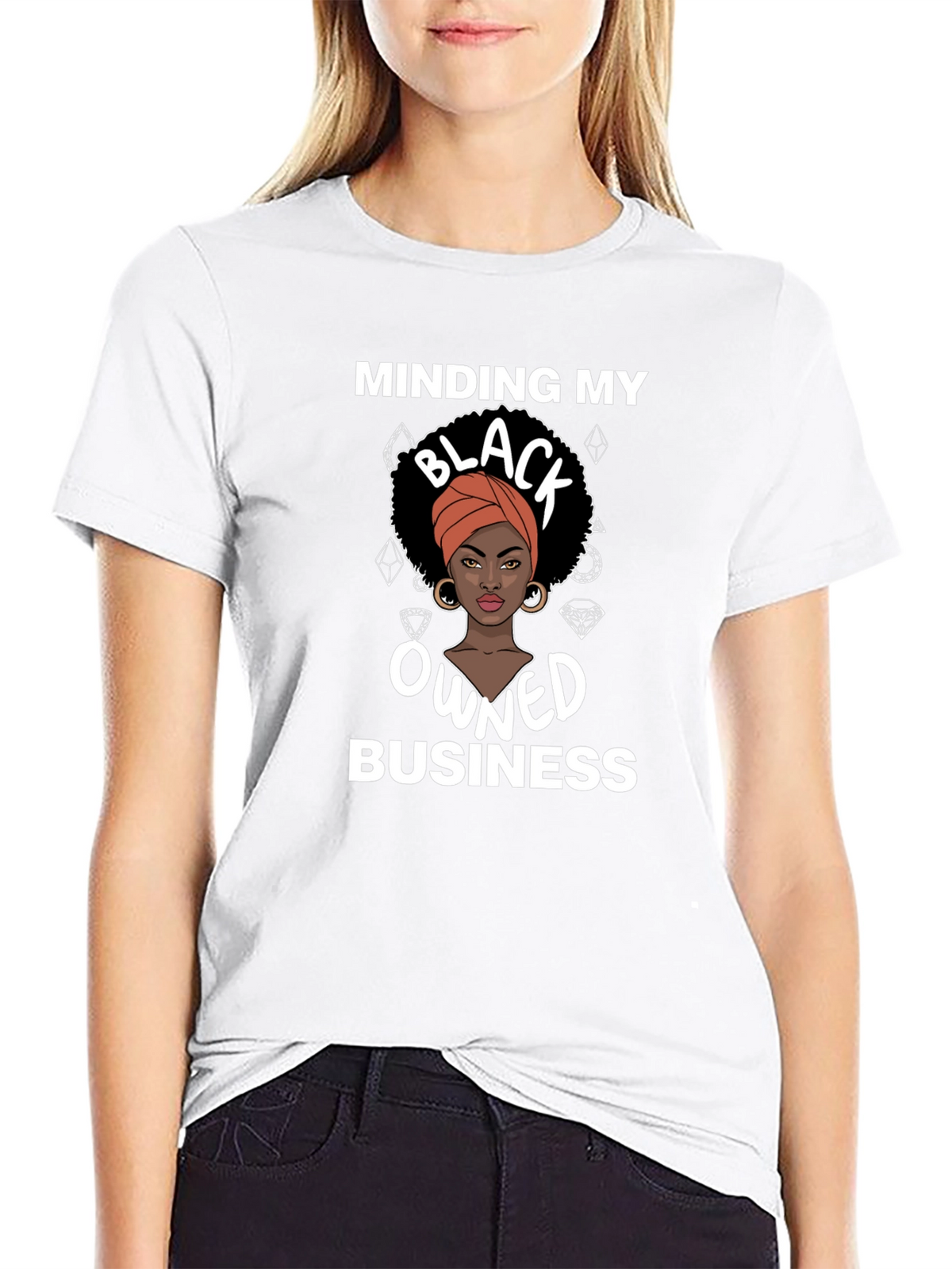 Minding My Black Owned Business Graphic Tee