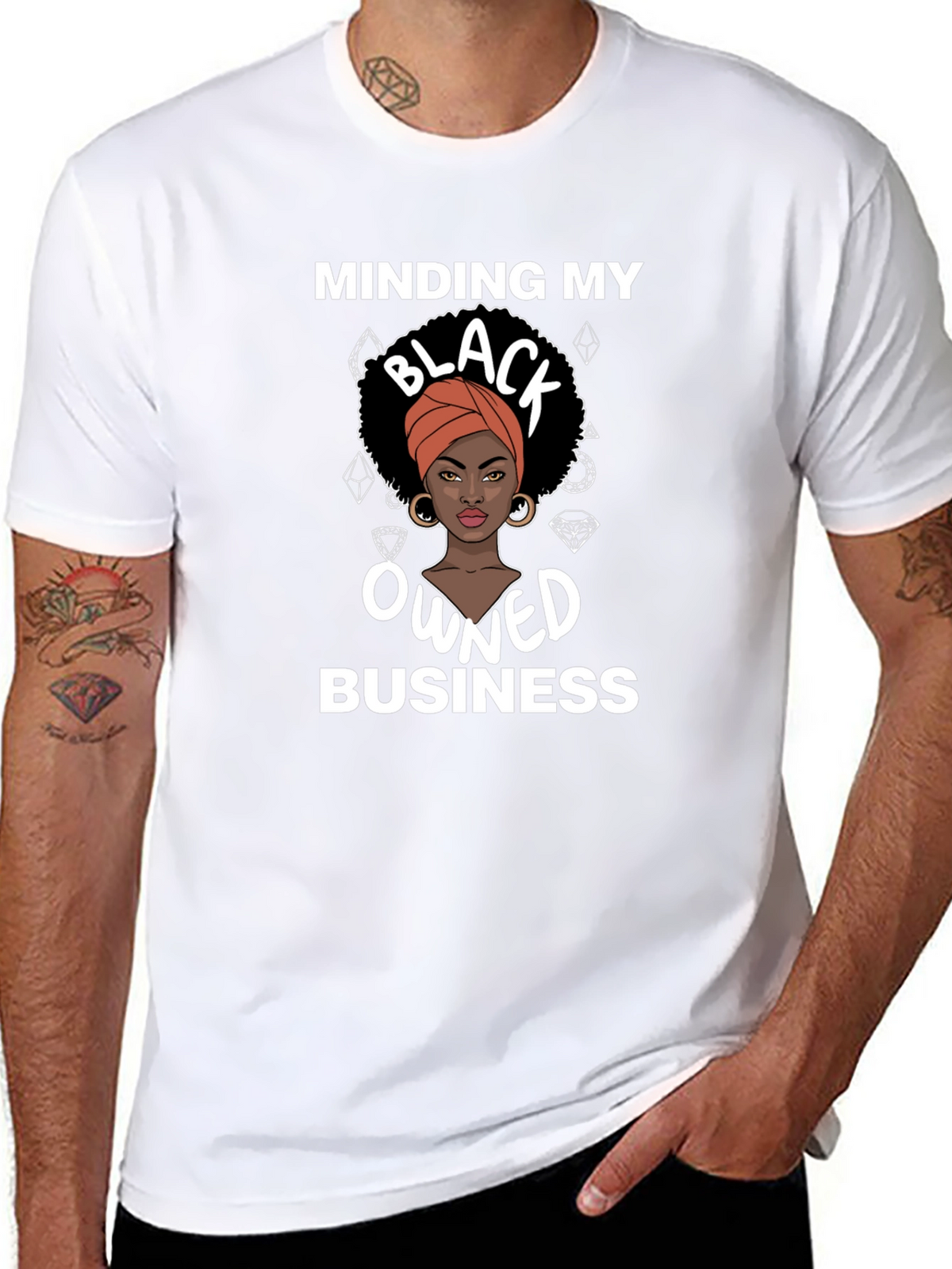 Minding My Black Owned Business Graphic Tee