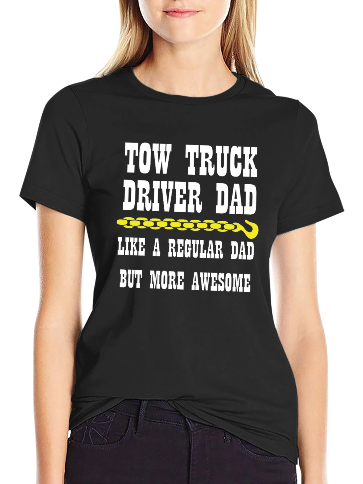 Tow Truck Driver Dad Graphic T-Shirt